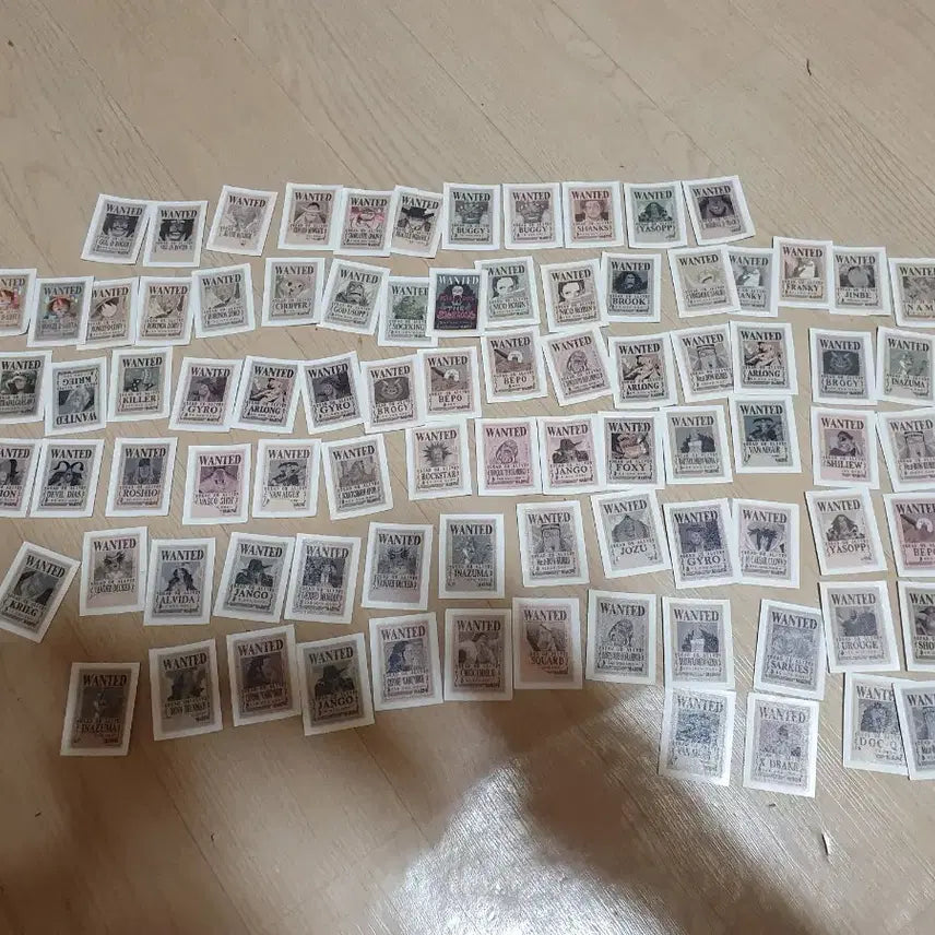 [BUNJANG] Pokemon One Piece Ttibu Ttibu Seal Bundle / 포켓몬 원피스 띠부띠부실