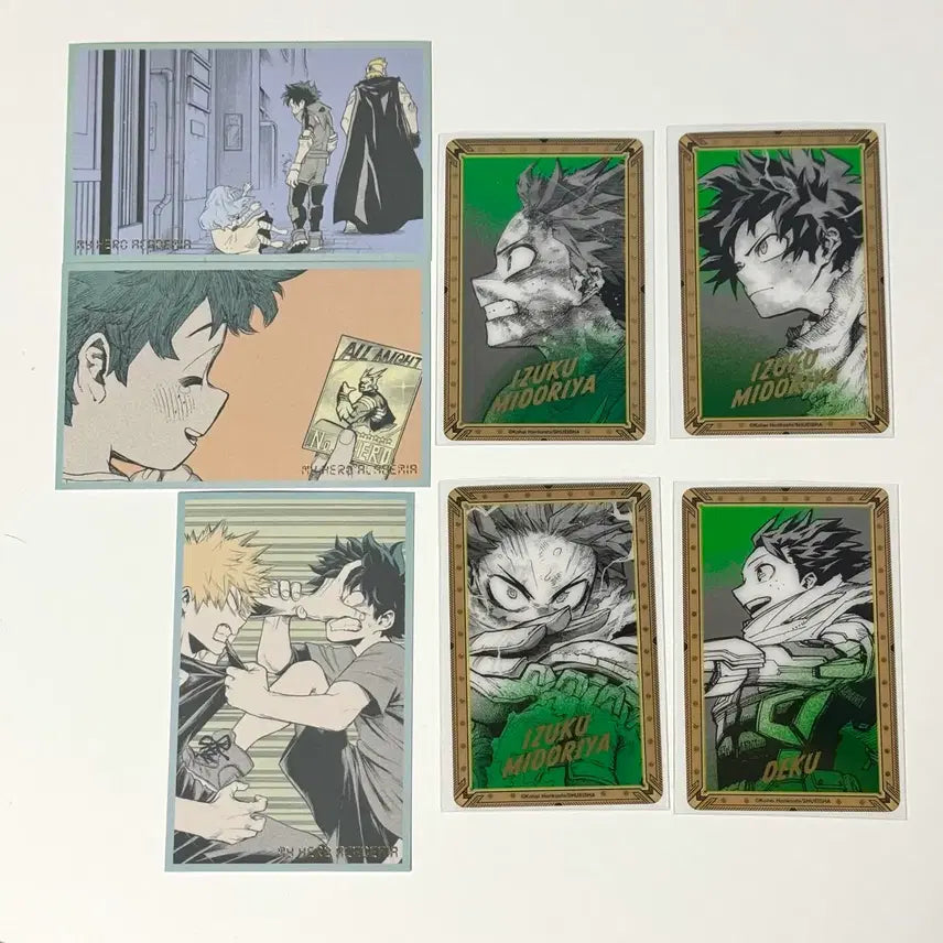 [BUNJANG] My Hero Academia Hero Drafts Exhibition Gilt Memorial Card Izuku Bakugo / 나의 히어로 아카데미아 히로아카원화전 금박메모리얼카드 미도리야데쿠 바쿠고