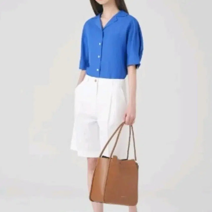 [BUNJANG] Beanpole Ladies 2023 Linen Blouse Lavender Size S / 빈폴레이디스2023(새상품급) 린넨 블라우스 팔아요
