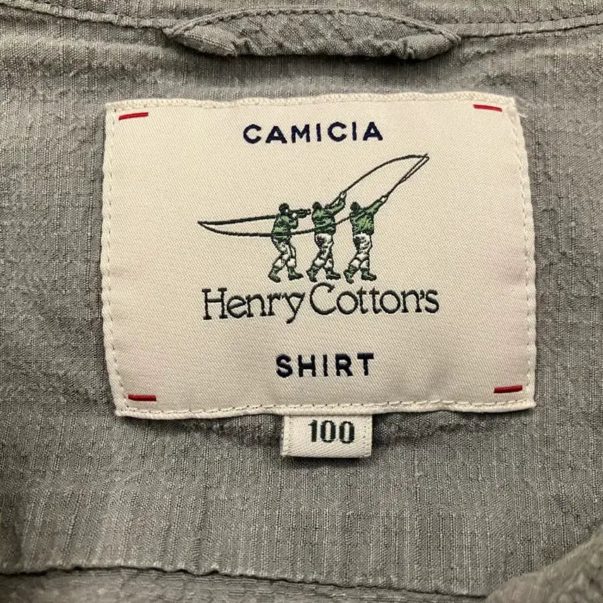 [BUNJANG] Henry Cottons Linen Shirt (L) / 1 헨리코튼(Henry Cottons) 마 셔츠 100(L)