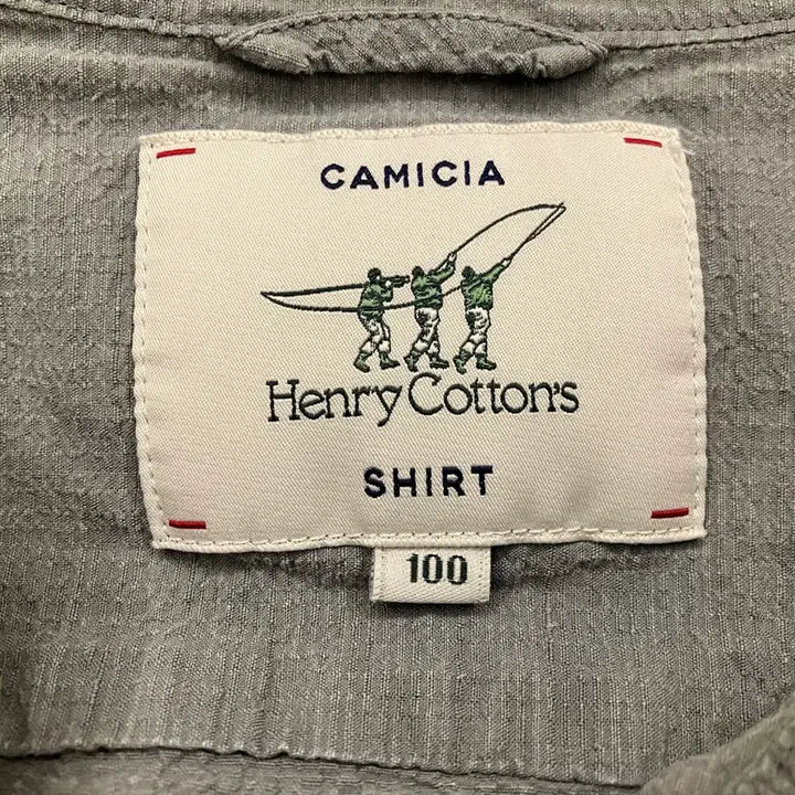 [BUNJANG] Henry Cottons Linen Shirt (L) / 1 헨리코튼(Henry Cottons) 마 셔츠 100(L)