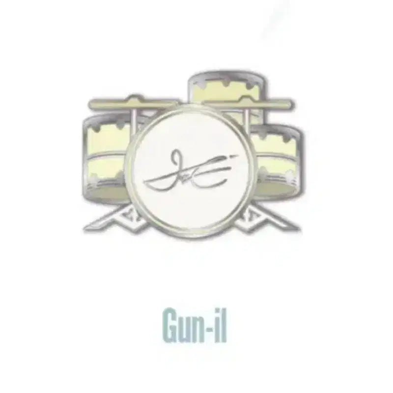 [BUNJANG] XDINARY HEROES Gunil Drum Badge Unsealed VIEWING TOUR Concert Item / 엑디즈 건일 드럼 뱃지 미개봉 뷰마 앙콘 악기