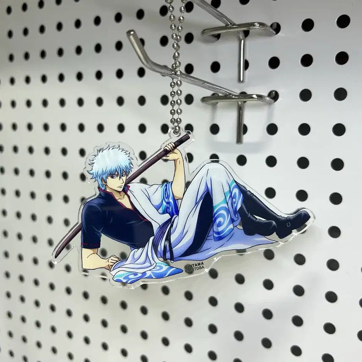 [BUNJANG] Gintama Gintoki Acrylic Keychain / 은혼 긴토키 아크릴 키링