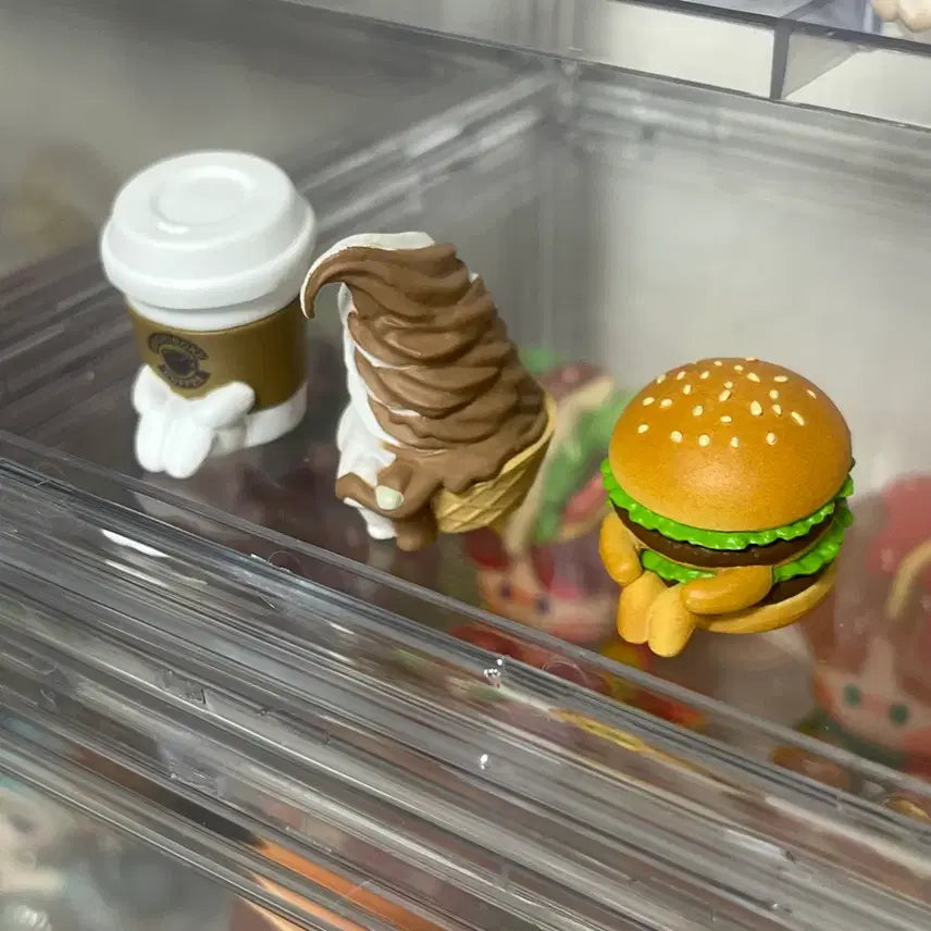 [BUNJANG] Bandai Machiboke Hamburger Cafe Ice Cream / 반다이 마치보우케 햄버거 카페 아이스크림 마치보케