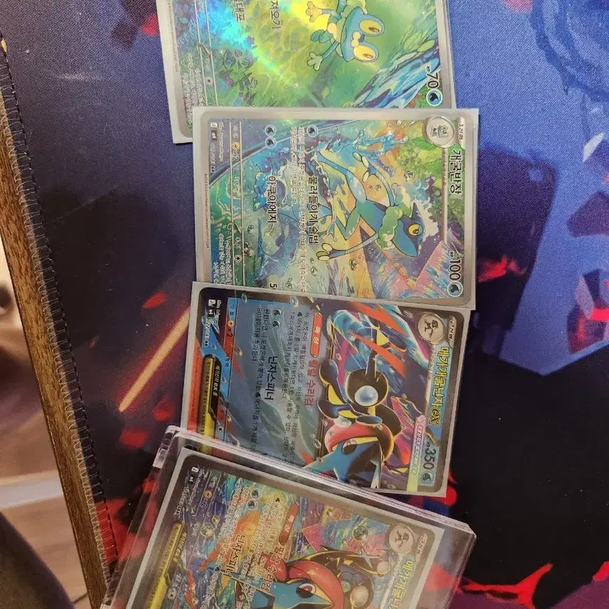 [BUNJANG] Pokemon Froakie/Frogadier/Greninja Trading Cards / 포켓몬 카드 개구마르/개굴반장/메가개굴닌자