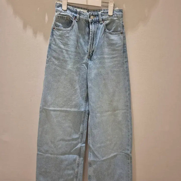 [BUNJANG] Zara Light Wash Wide Denim Pants Size 34/36 / ZARA 연청 와이드 데님 팬츠 34 44사이즈