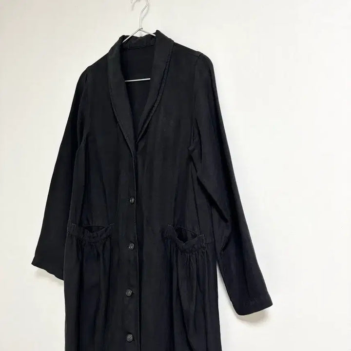 [BUNJANG] Nest Robe Linen Long Jacket / 네스트로브 린넨 롱자켓