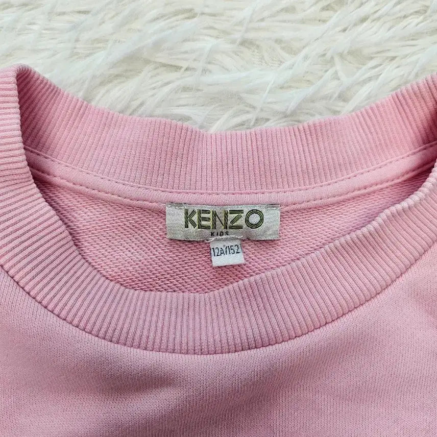 [SOLD OUT] KENZO 아동 핑크 맨투맨 원피스 152