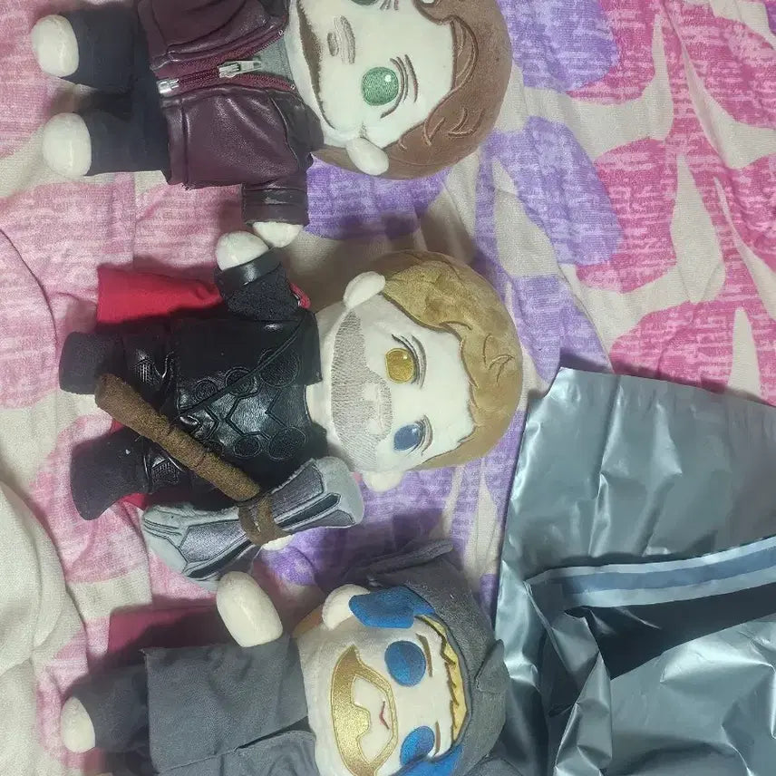 [BUNJANG] Marvel Thor &amp; Star-Lord Character Dolls Set / 마블 토르&amp;스타로드 캐릭터 인형 3종