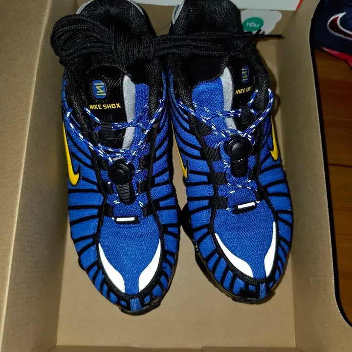 [BUNJANG] Nike Shox TL M Black Metallic Silver Lion Blue Sneakers 250 / 나이키 샥스 TL M - 블랙:메탈릭 실버:라이언 블루 사이즈 250