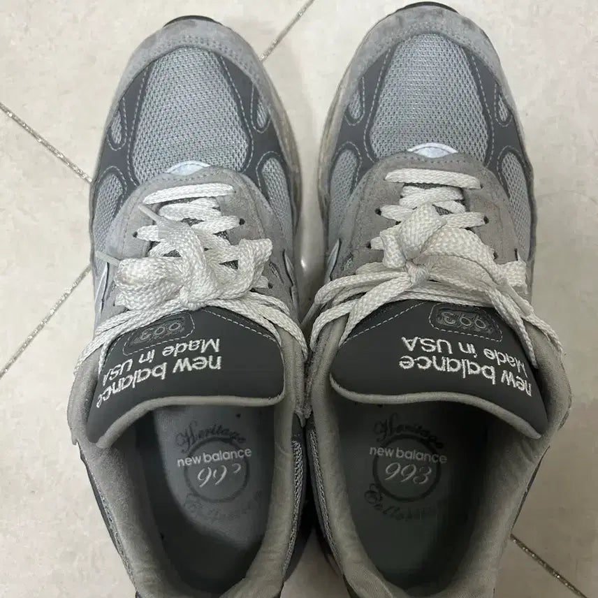 [BUNJANG] New Balance 993 Grey Running Shoes / 뉴발란스 993 그레이