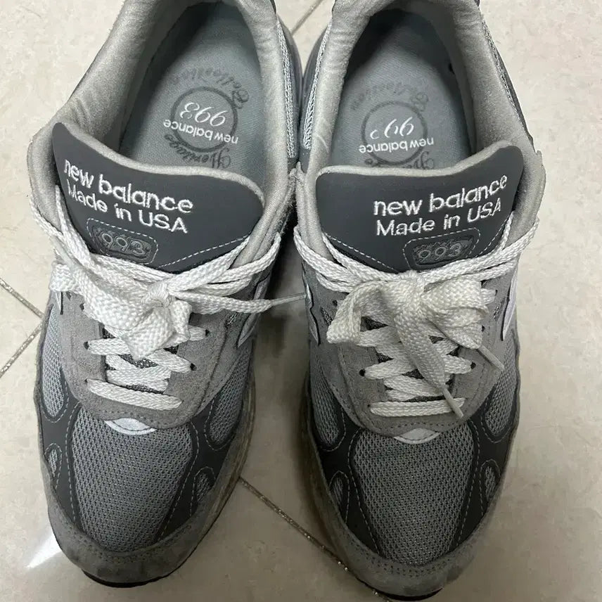 [BUNJANG] New Balance 993 Grey Running Shoes / 뉴발란스 993 그레이