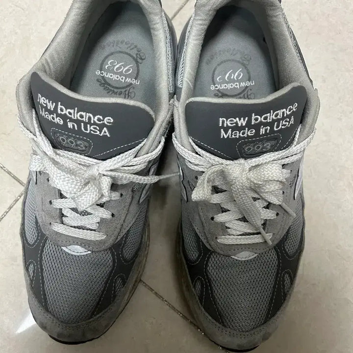 [BUNJANG] New Balance 993 Grey Running Shoes / 뉴발란스 993 그레이