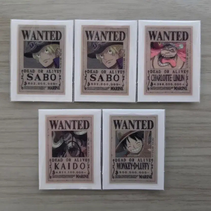 [BUNJANG] One Piece Wanted Poster Stickers / 원피스 수배서 띠부씰(띠부실) 판매