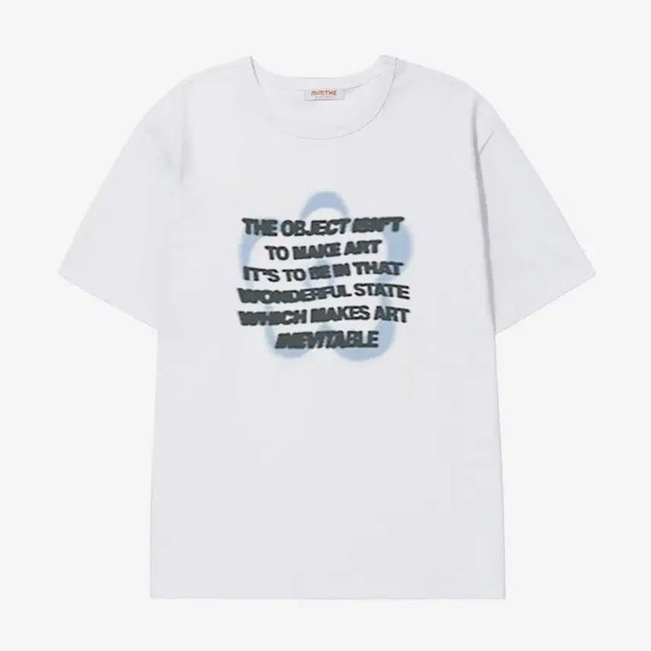 [BUNJANG] Mim The Wardrobe Blur Flower T-Shirt / 밈더워드로브 블러 플라워 티셔츠