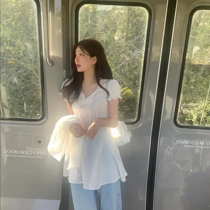[BUNJANG] Ondemin Puff Mini Dress (New) / 온드민 퍼프 미니원피스 (새상품) 바로배송가능