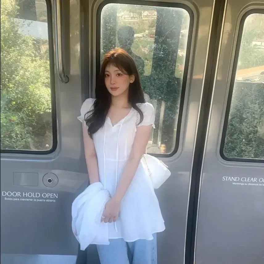 [BUNJANG] Ondemin Puff Mini Dress (New) / 온드민 퍼프 미니원피스 (새상품) 바로배송가능