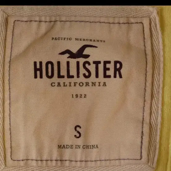 [BUNJANG] Hollister Yellow Logo Hoodie Zip-Up S / 홀리스터 옐로우 후드집업 S