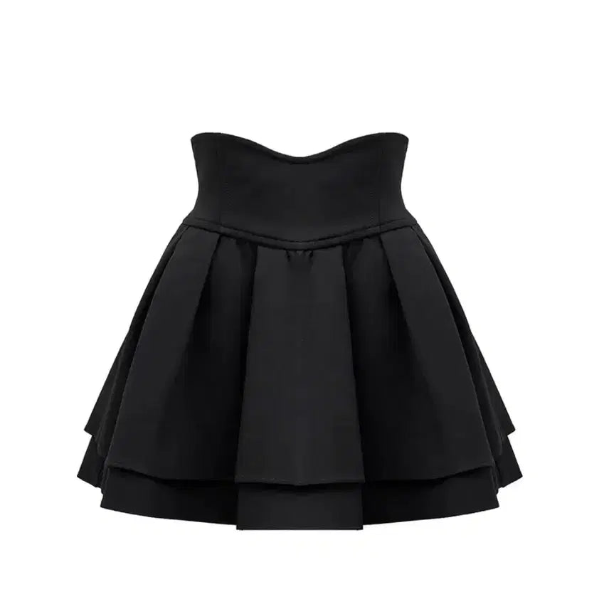 [BUNJANG] M Michel Macaron Black "Migak" Skirt - Size M / 미셸마카롱 블랙 미각 스커트 m 양산형 지뢰계 스나계