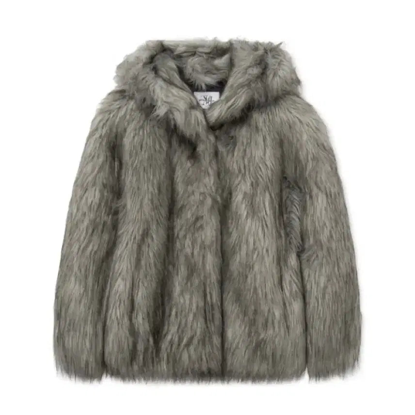 [BUNJANG] Midnight Move Faux Fur Jacket Grey / 미드나잇무브 퍼자켓