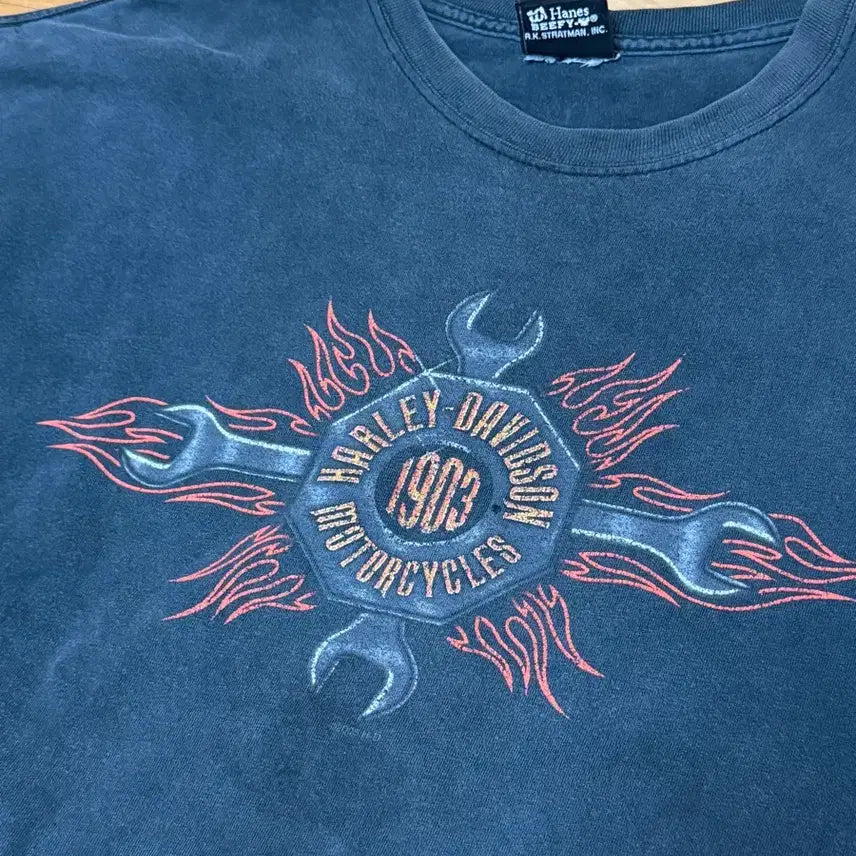 [BUNJANG] Harley-Davidson Vintage T-Shirt XL / 할리 데이비슨 빈티지 반팔 티셔츠 XL