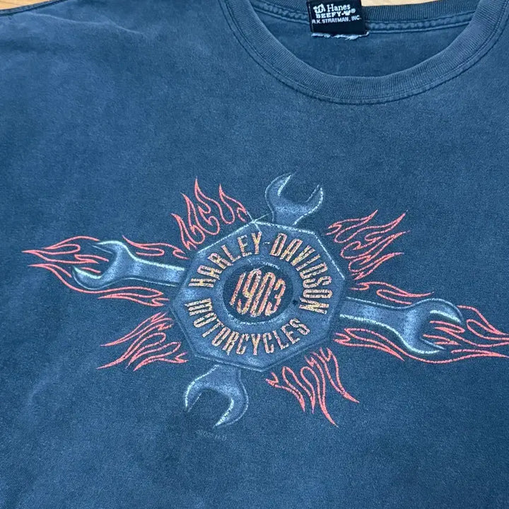 [BUNJANG] Harley-Davidson Vintage T-Shirt XL / 할리 데이비슨 빈티지 반팔 티셔츠 XL