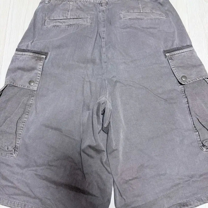 [BUNJANG] Bellie Road Trip Cargo Bermuda Pants Dyed Brown / 벨리에 로드 트립 카고 버뮤다 팬츠