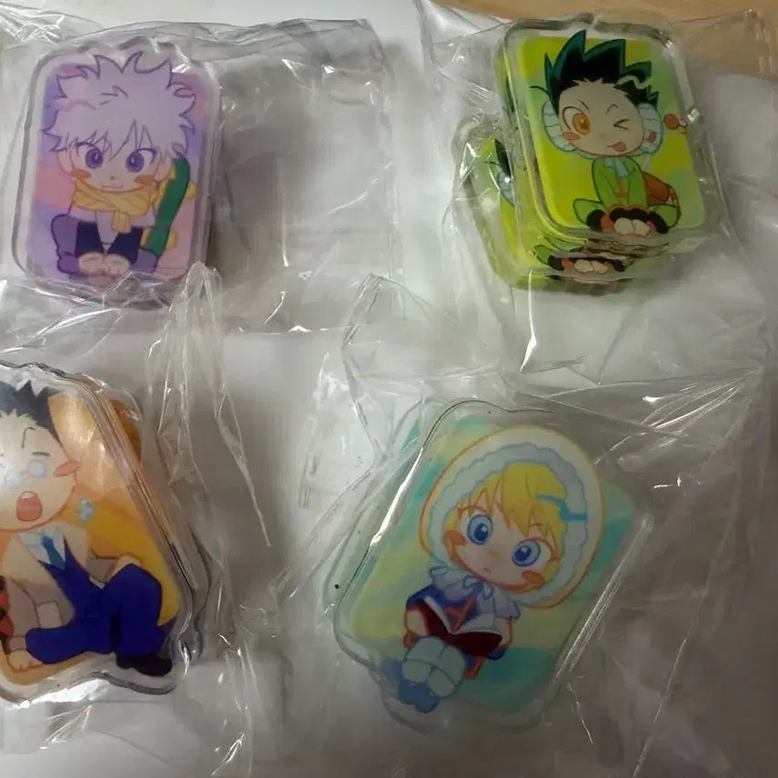 [BUNJANG] Hunter x Hunter Gon, Killua, Kurapika, Leorio Acrylic Clips / 헌터헌터 곤 키르아 크라피카 레오리오 아크릴 집게 판매합니다