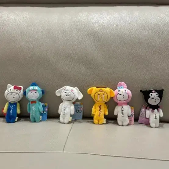[BUNJANG] Sanrio Yukio Keyring Set (Cinnamoroll, Hangyodon, Hello Kitty, Kuromi, My Melody, Pompompurin) / 산리오 유키오 시나모롤 6천원 한교동 키티 폼폼푸린 쿠로미 마이멜로디