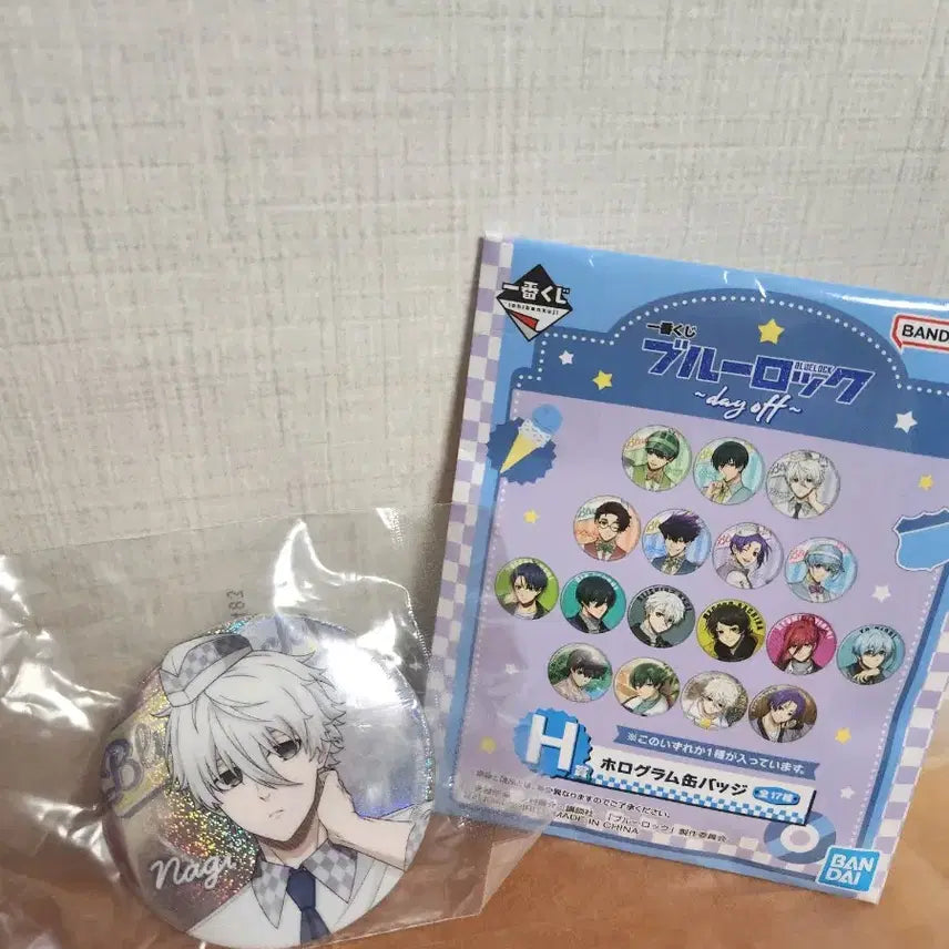 [BUNJANG] Blue Lock Nagi Seishiro &amp; Itoshi Rin Can Badge / 블루록 나기 세이시로 이토시 린 캔뱃지