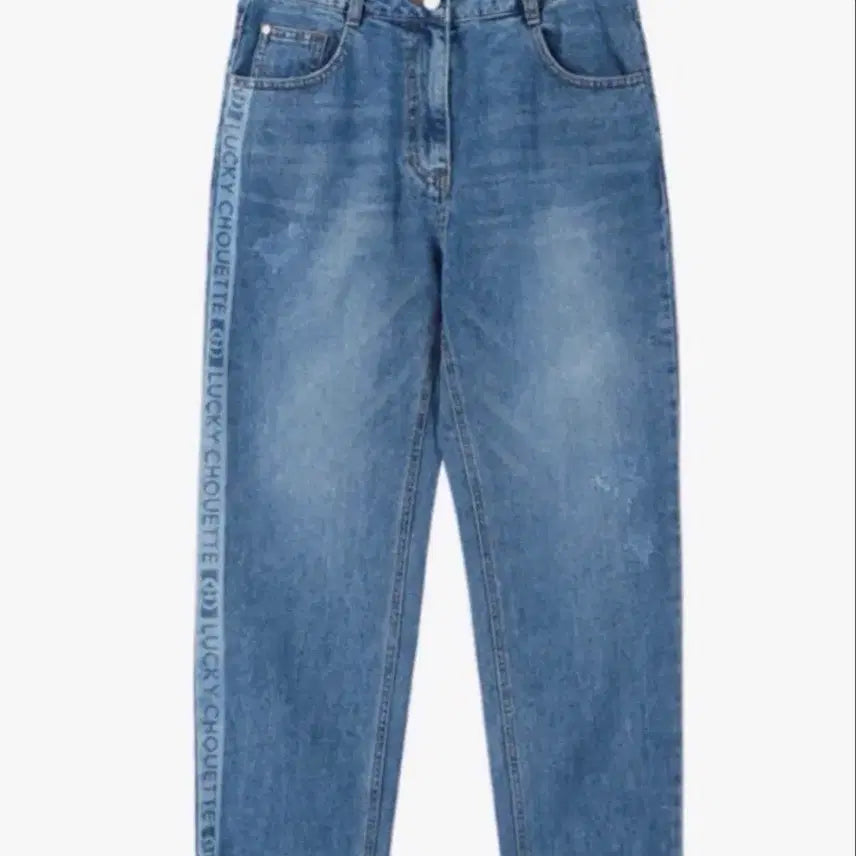 [SOLD OUT] 럭키슈에뜨 레터링 블루진 36(55-55반)