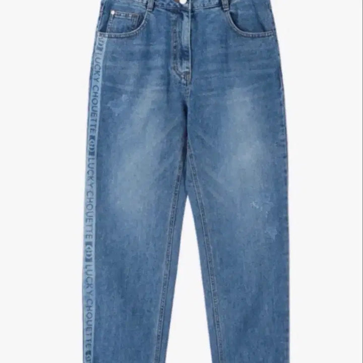 [SOLD OUT] 럭키슈에뜨 레터링 블루진 36(55-55반)
