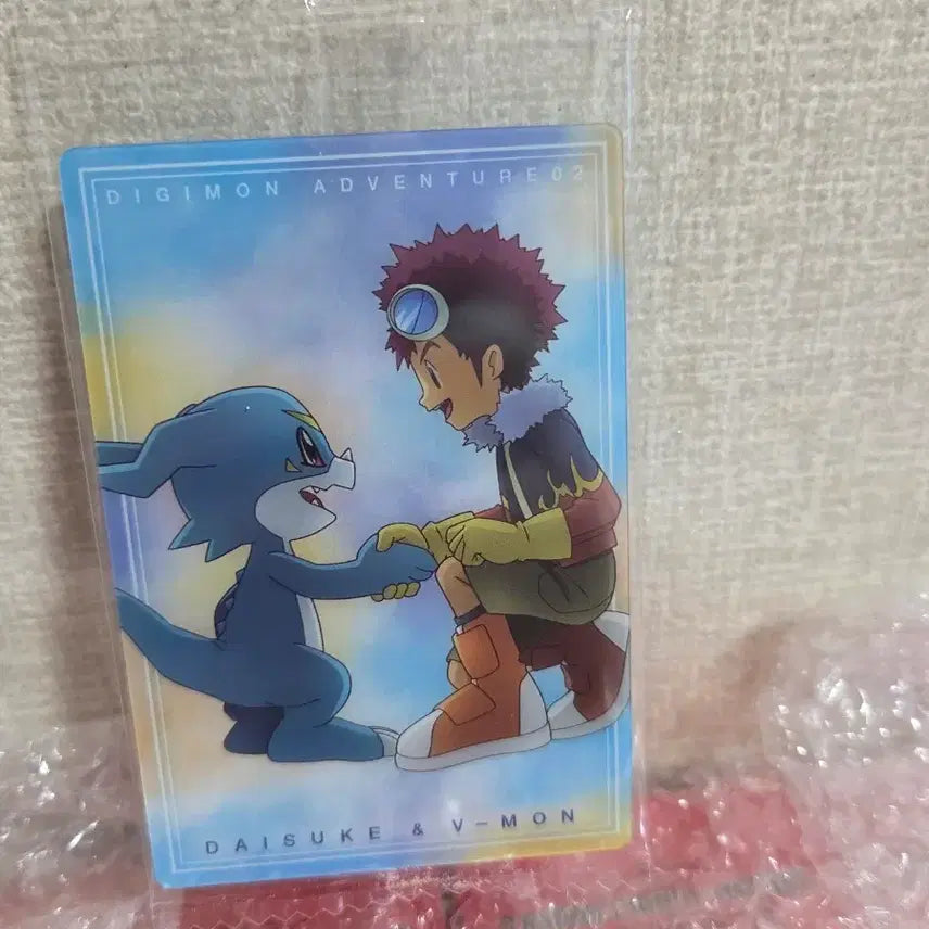 [BUNJANG] Digimon Wafer Card Sanha &amp; V-mon (No. 9) / 디지몬 웨하스 카드 산해&amp;브이몬 (no.9)