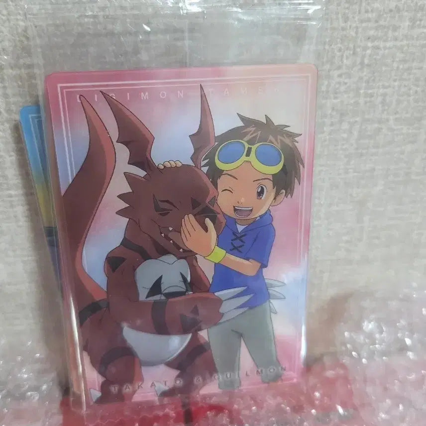 [BUNJANG] Digimon Wafer Card Oh Min-Ryong &amp; Guilmon (No. 13) / 디지몬 웨하스 카드 오유민&amp;길몬 (no.13)