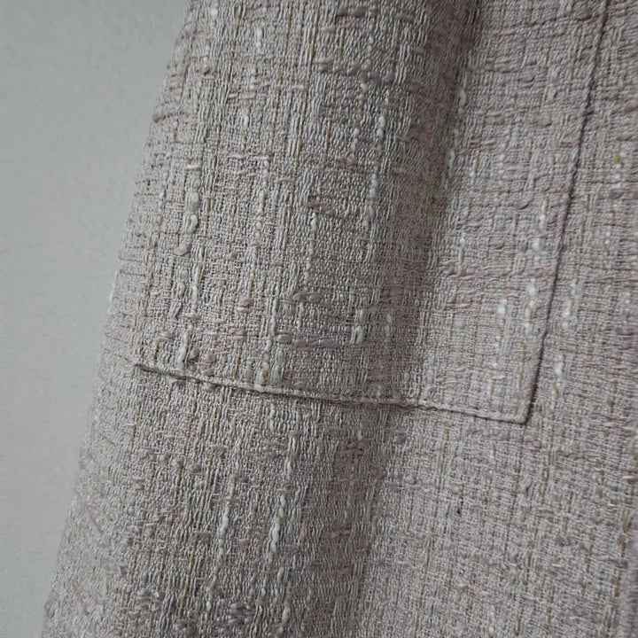 [BUNJANG] Lazy Corner Tweed Dress Puff Sleeve / 레이지코너 트위드 원피스