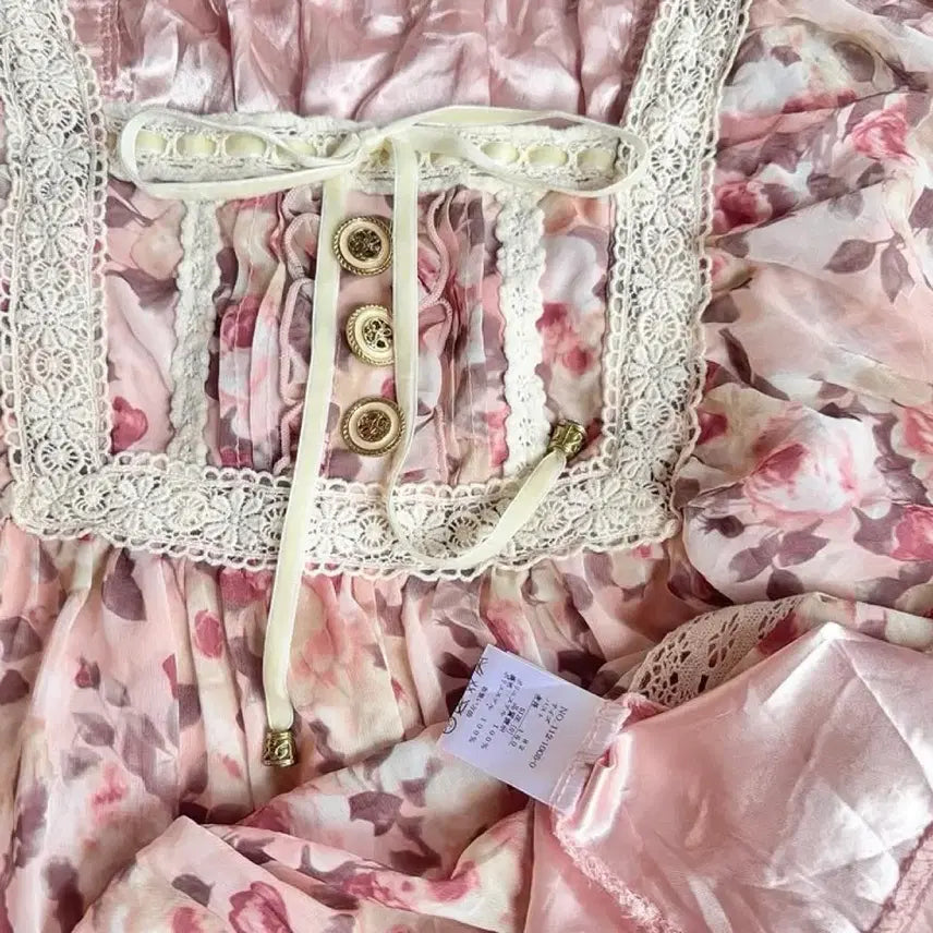 [BUNJANG] LIZLISA Classic Pink Himeji Style Tunic Blouse Culottes Argyle Knit / 고전 리즈리사 핑크 히메카지 튜닉 블라우스 큐롯 아가일니트 딸기초코