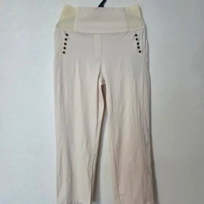 [BUNJANG] Hwasukri Wide Banding Inyeon Blend Pants / 와이드밴딩 인견혼방 바지 66.77