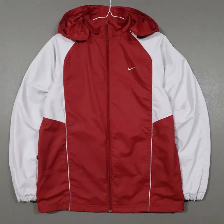 [BUNJANG] Nike 00s Old School Swoosh Windbreaker Hooded Jacket Climaproof / M) 나이키 00s 올드스쿨 스우시 바람막이 바람막이 후드 자켓 클리마핏
