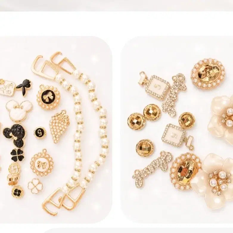 [BUNJANG] Pearl Charms Set (2 Styles, 2-Piece) / 2가지스타일1+1세트판매