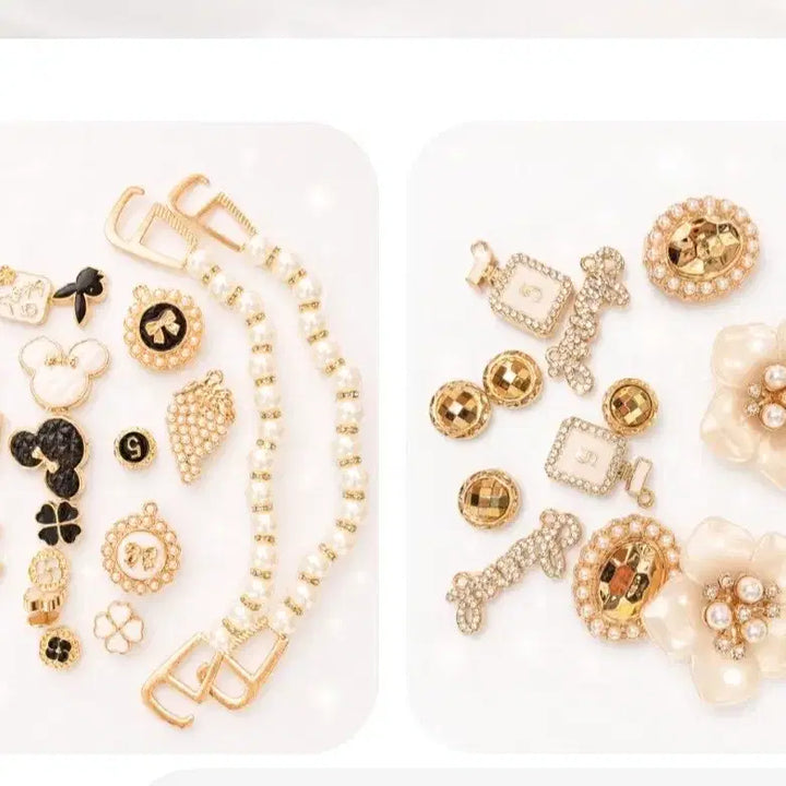 [BUNJANG] Pearl Charms Set (2 Styles, 2-Piece) / 2가지스타일1+1세트판매