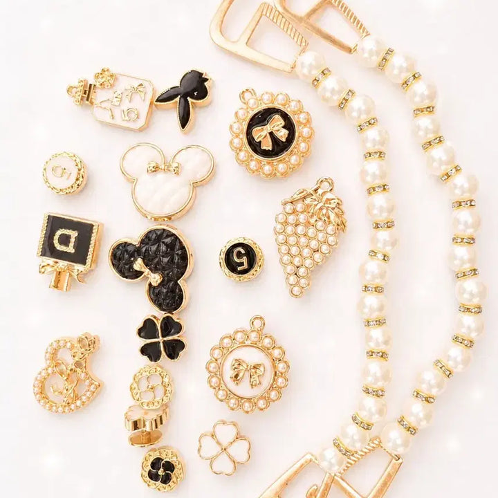 [BUNJANG] Pearl Charms Set (2 Styles, 2-Piece) / 2가지스타일1+1세트판매