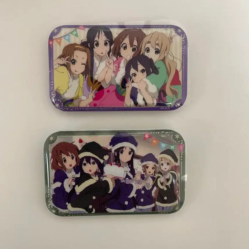 [BUNJANG] K-On! Square Can Badges Bundle Set / 케이온 사각 캔뱃지 일괄