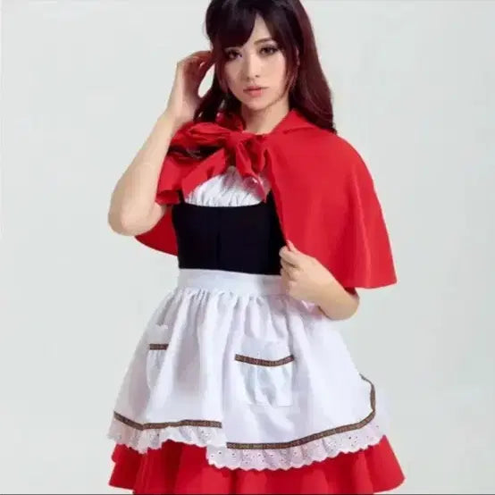 [BUNJANG] Red Riding Hood Costume Graduation Photo Outfit / 빨간 망토 차차 코스튬 졸업사진 의상