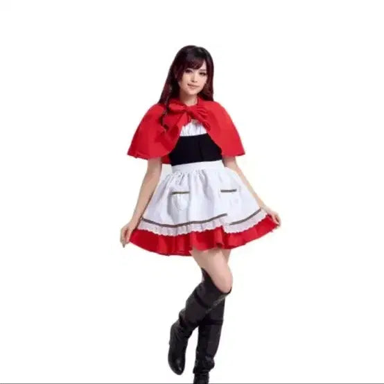 [BUNJANG] Red Riding Hood Costume Graduation Photo Outfit / 빨간 망토 차차 코스튬 졸업사진 의상