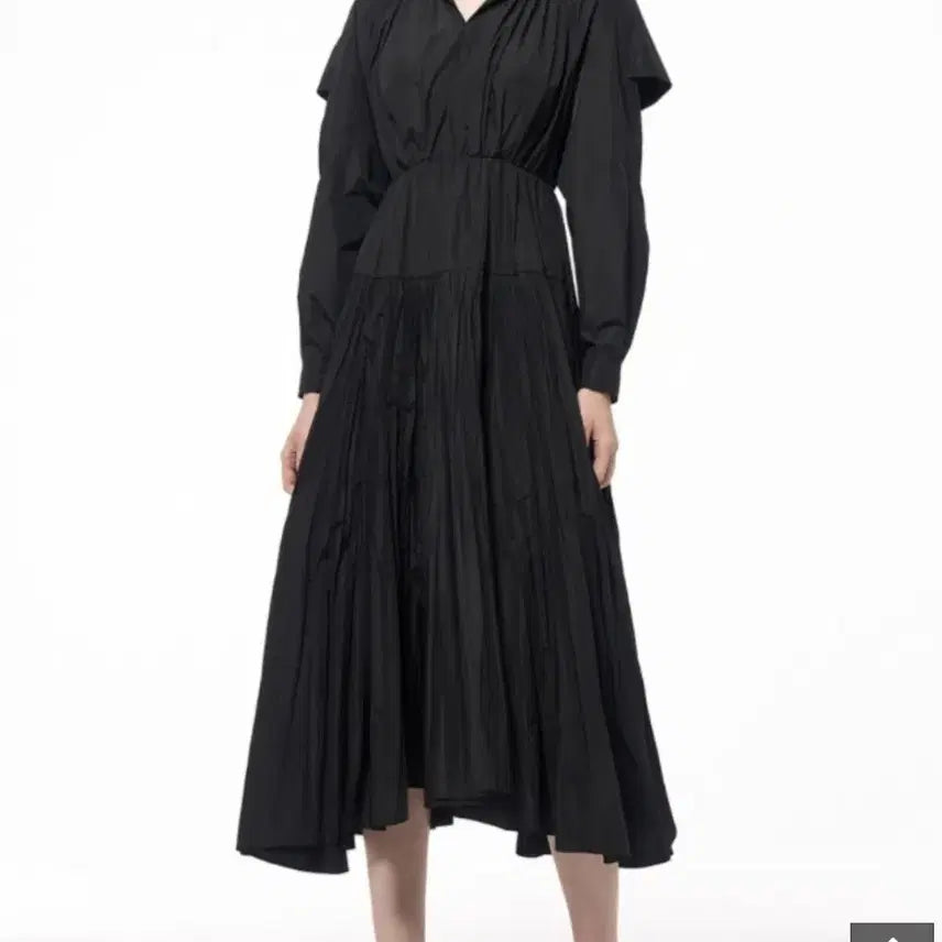 [BUNJANG] TIME Belted Pleats Block Dress / 타임 TIME 밸티드 플리츠 블록 원피스