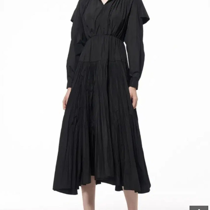 [BUNJANG] TIME Belted Pleats Block Dress / 타임 TIME 밸티드 플리츠 블록 원피스