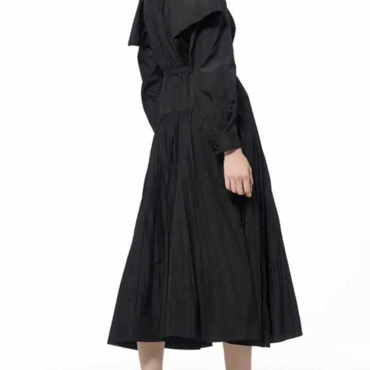 [BUNJANG] TIME Belted Pleats Block Dress / 타임 TIME 밸티드 플리츠 블록 원피스