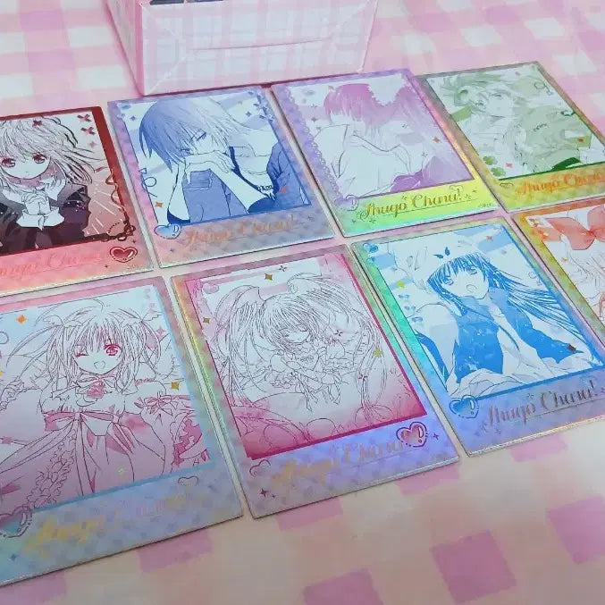 [BUNJANG] Shugo Chara Hologram Polaroid Photocard 8-Piece Set / 캐릭캐릭체인지 홀로그램 폴라로이드 포토카드 8종 세트