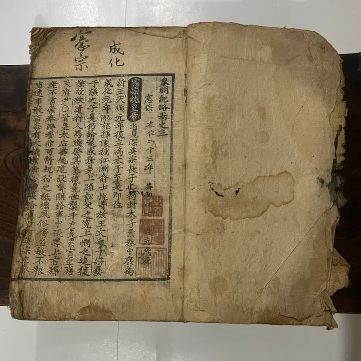 [BUNJANG] Authentic Ming Dynasty Historical Record Vol. 3 / 진품 / 고서 명나라 역사서 (황명기략) 제3권  한권팝니다.