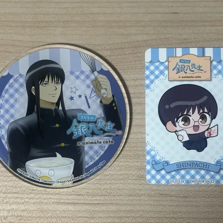 [BUNJANG] Gintama 3Z Animate Cafe Katsura Acrylic Coaster / 은혼 3Z 애니메이트 카페 즈라 아크릴 코스터